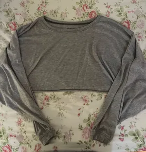 Out From Under Urban Outfitters Cropped Slouchy Long Sleeve thumbnail 1