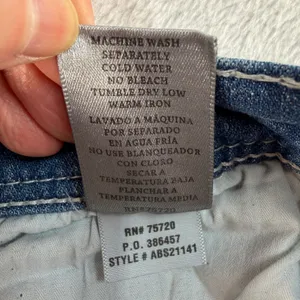 BKE 32S 32 Short Jeans Aiden Bootleg Boot Mid Rise Contrast Stitch Medium Wash thumbnail 9