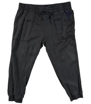 NWT GAP L Everyday Easy Pull On Jogger Pant Gray 100% Lyocell Utility Lounge $80 thumbnail 1