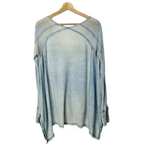 Free People Light Blue Pacific Thermal Long Sleeve S‎ thumbnail 3
