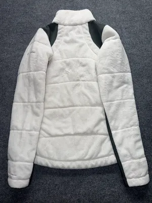 Columbia Off-White and Olive Green Omni-Heat Women's Puffer Fleece Jacket thumbnail 4