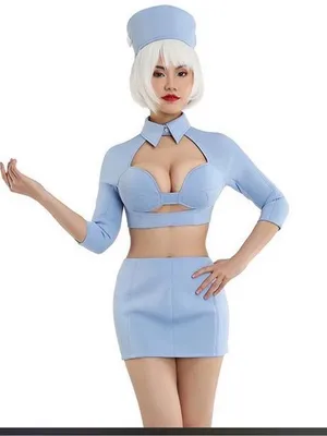 Fifth element cosplay costume Blue Size L thumbnail 1