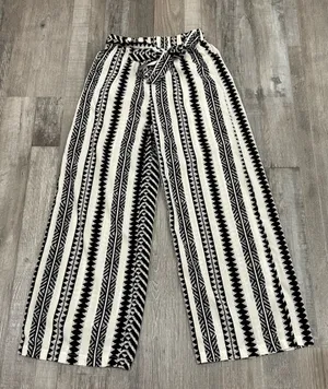 Shein Patterned Wide Leg Pants thumbnail 1