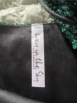 Lucy in the Sky Green Sequin Long-Sleeve Mini Dress thumbnail 3