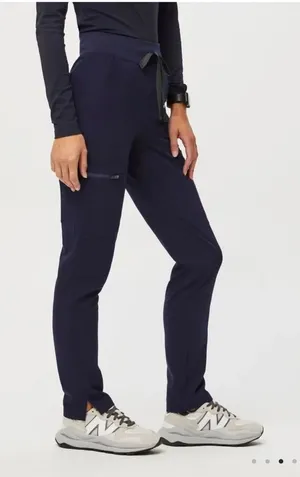 FIGS High Waisted Yola Skinny Cargo Pockets Women Size XS/P Blue PO 1356 thumbnail 1