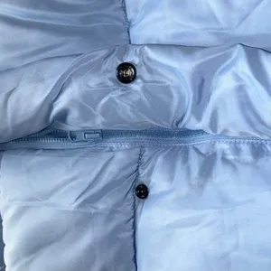 Urban Outfitters BDG Pia Sleeveless Blue‎ Zip Puffer Vest Small Back to School thumbnail 13