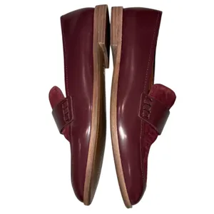 Madewell Dark Cabernet Burgundy Maroon Suede & Leather Alex Loafers Shoes 6 thumbnail 6
