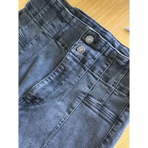 We The Free Free People Jayde Flare Jeans 31 Charcoal High Rise Bell Bottom Boho thumbnail 4