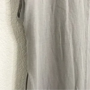 FP Beach Free People Womens Dress Gray Grey Maxi Cut Out Back Cotton Size Small thumbnail 6