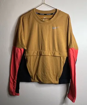 Nike Dri-FIT Mustard Athletic Crewneck‎ thumbnail 1