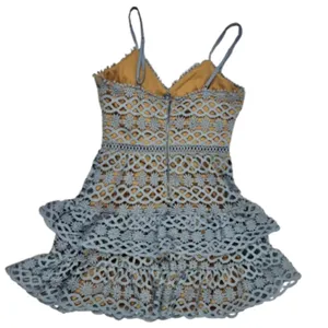 Lulus Beauty & Lace Light Blue Crochet Mini Dress thumbnail 7