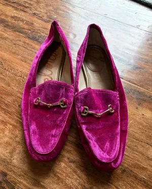 Sam Edelman Loraine Velvet Loafers Size 7M thumbnail 1