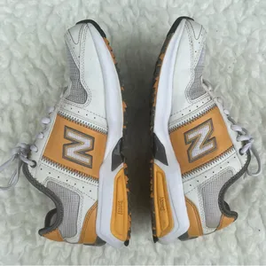 New Balance Womens Running Sneakers Walking W0040W Abzorb White Yellow thumbnail 5