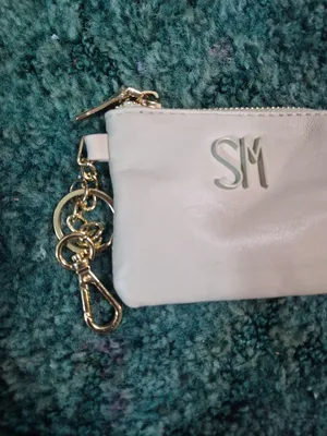 Steve Madden Leather Coin Purse Keychain thumbnail 2