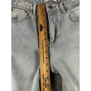Zara‎ Jeans Women 6 High Rise Straight Leg Distressed Light Wash Denim Pants thumbnail 5