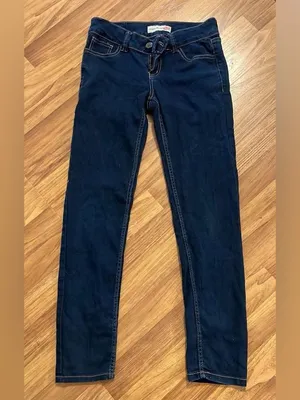 Paris Blues Dark Blue High-Rise Skinny Jeans thumbnail 2