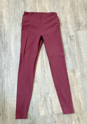 Glyder burgundy leggings sport bra set size S. thumbnail 5
