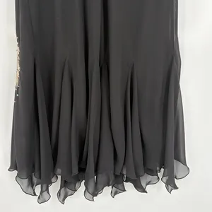Y2K SL Fashions Hanky Hem Beaded Dress 14 Goth Prom Formal Embroider Whimsigoth thumbnail 9