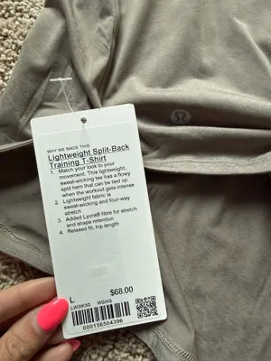 Lululemon Lightweight Split Back Training Top thumbnail 5