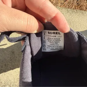 Sorel Women’s Out & About III City Sneakers Waterproof in Navy Size 8 thumbnail 9