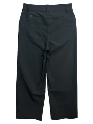Lululemon City Sleek 5 Pocket Wide Leg Crop Pants Black Size 25 thumbnail 4
