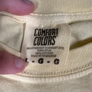 Cricos Pizza & Subs Comfort Colors Unisex Large Yellow‎ Short Sleeve Gulf Shores thumbnail 5