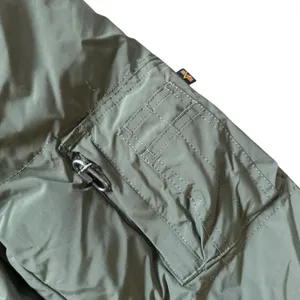 Alpha Industries MA-1 Quilted Bomber Jacket Olive Green Puffer thumbnail 6