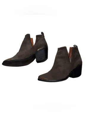 Jeffery Campbell Cromwell Distressed Western Bootie Size 7.5 thumbnail 3