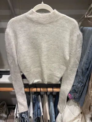 Madewell Sweater Knit XXS Pullover Cream Puff Sleeve thumbnail 1