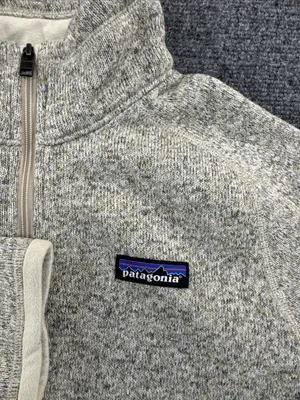 Patagonia Better Sweater 1/4 Zip Women’s S Pelican Gray Fleece Pullover thumbnail 2