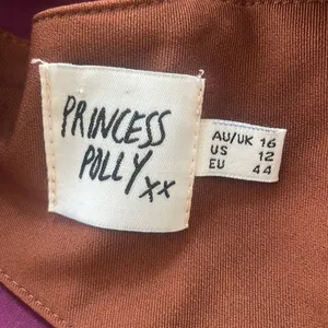 PRINCESS POLLY Elana Crop Top Size 12 US Brown Tan thumbnail 4