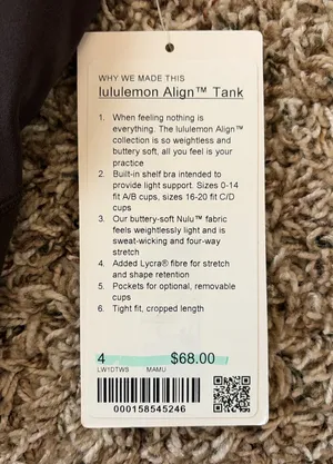 Lululemon Align Tank thumbnail 4