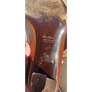 Vintage Brown Max Mara Pointed toe pumps sz 39/8.5 thumbnail 8