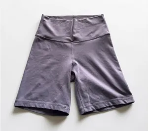 Tna Aritzia Atmosphere High Rise Biker Shorts Purple Mauve Womens Medium‎ M 7in thumbnail 1