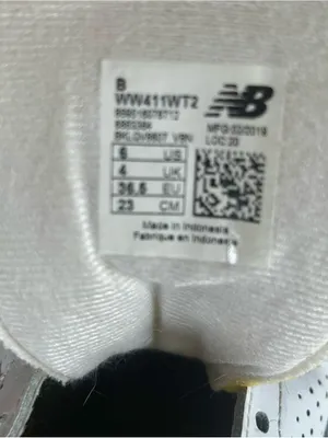 New Balance 411 Cush+ White Walking Sneakers Women’s Size 6 thumbnail 2