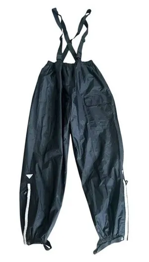 Tour Master Motorcycle Elite‎ Rain Pants Mens XS 28-30 Black Bib Suspender thumbnail 1
