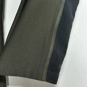Nike Dri-FIT Olive Green Mesh Panel Crop‎ Leggings Womens XL Activewear thumbnail 6