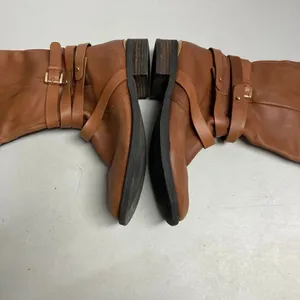 STEVE MADDEN‎ Albany Tall Cognac Brown Leather Equestrian Riding Boot Size 8 thumbnail 9