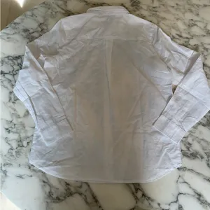 NWT JCrew White Linen Botton Blend Button Down Shirt l S l Sold Out l Needs Wash thumbnail 5