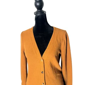 Madewell Lantern Sleeve Crepe‎ Textured Knit Cardigan Womens XXS Sweater Flower thumbnail 2