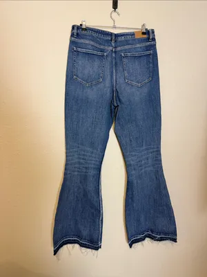 BKE Jeans Super Flare Billie Slim Fit High Rise Size 33X34 33 Long thumbnail 8