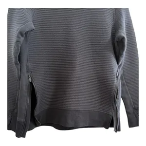 All in Motion Target Ribbed Mockneck Zipper Black Pullover Sweatshirt Size Small thumbnail 2