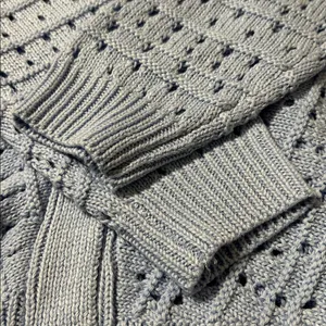 Lulu's Light Blue Open-Knit Cardigan Size Large thumbnail 5