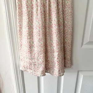 For Love & Lemons Colleen Ivory Red Floral Bustier Mini Babydoll Dress Medium thumbnail 4