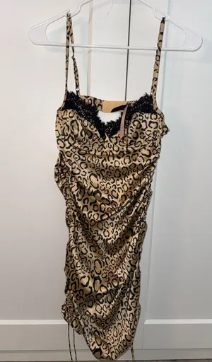 For Love & Lemons X Victorias Secret Frankie Leopard Dress thumbnail 4