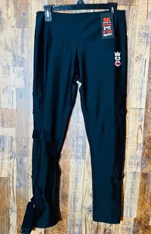 APE Fit NWT Innovative compression leggings with resistance band strategically placed Pockets on outer thighs and calves. Ff thumbnail 1