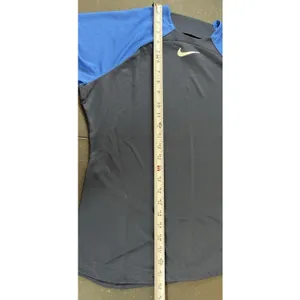 Nike DriFIT Womens L Blue Athletic Shirt Soccer Training Vented Short Sleeve NWT thumbnail 8
