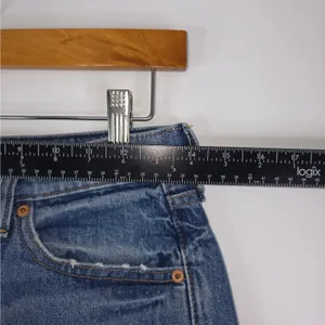 Gap Shorts Womens 0R 25 (29x4) Blue‎ High Rise Stride Short Dark Wash Denim thumbnail 7