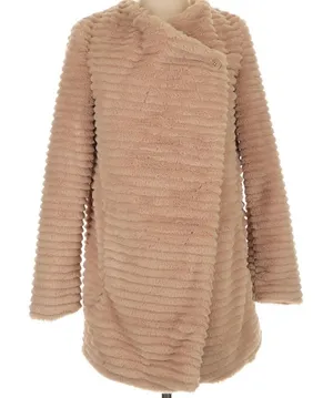 BB Dakota Tan Faux Fur Coat thumbnail 1