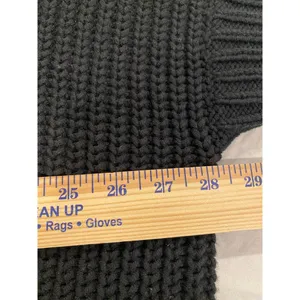 Aerie Dolman Sleeve Oversized Hoodie Tunic Sweater Black Women's Size Medium thumbnail 6